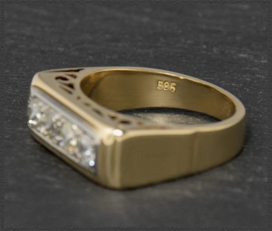 Antiker 0,58ct Diamant Ring, 585 Gold